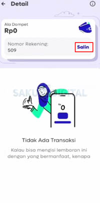 Nomor Rekening Bank Aladin