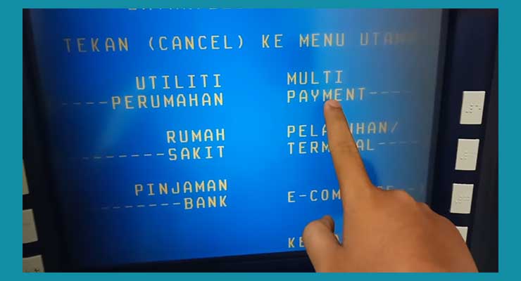 Pilih Menu Multipayment