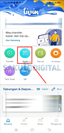2 ilih Menu Bayar