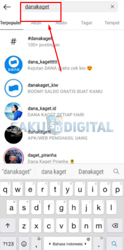 2 Ketik DANA Kaget