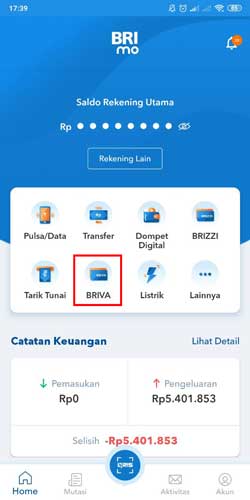 Buka Aplikasi BRImo