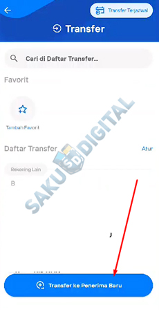 4. Klik Transfer ke Penerima Baru