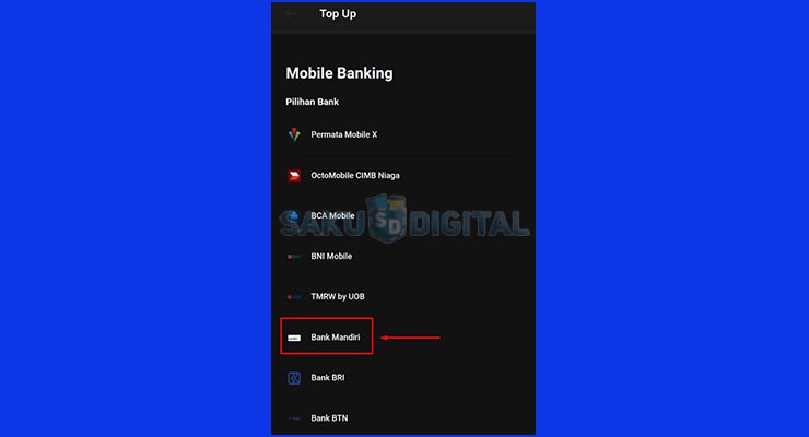 Cari dan Pilih Bank Mandiri