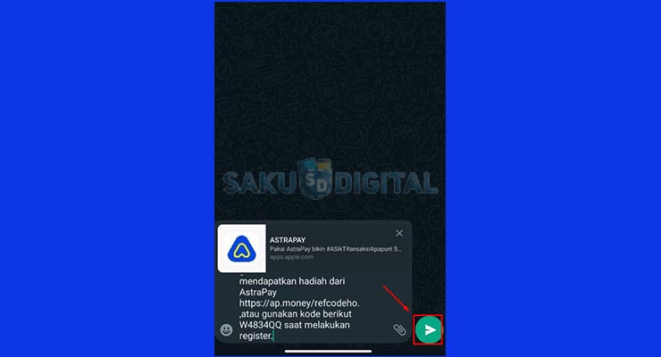 Kirimkan Kode Referral