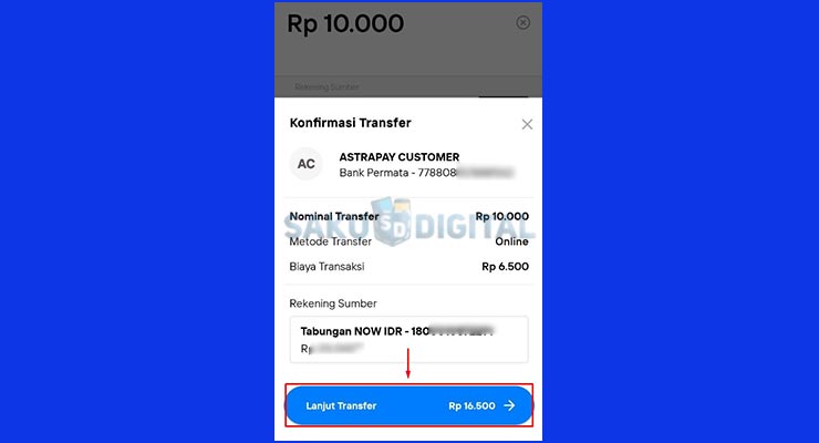 Konfirmasi Top Up AstraPay