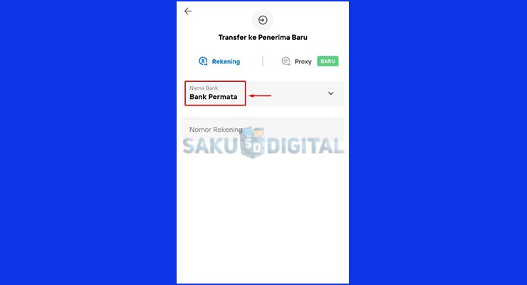 Pilih Transfer ke Bank Lain