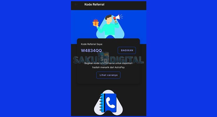 Selesai Mendapatkan Kode Referral AstraPay